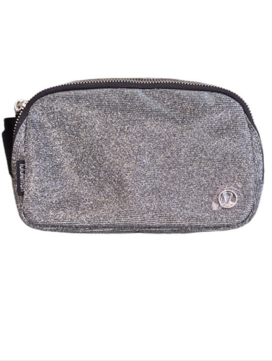 lululemon athletica Handbags - Lululemon Glitter Everywhere Belt Bag 1L Dark Silver Graphite Gray